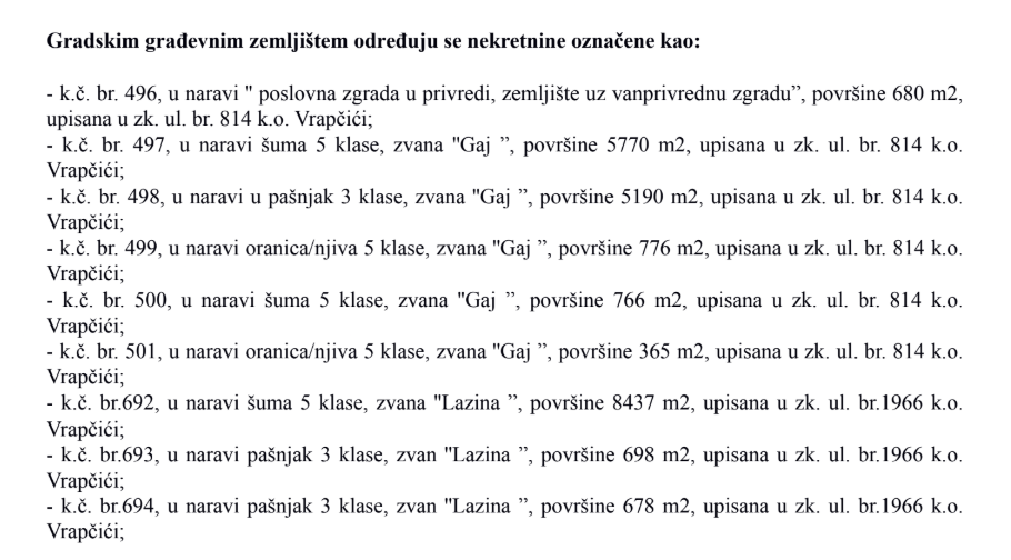 Katastar Miljkovići