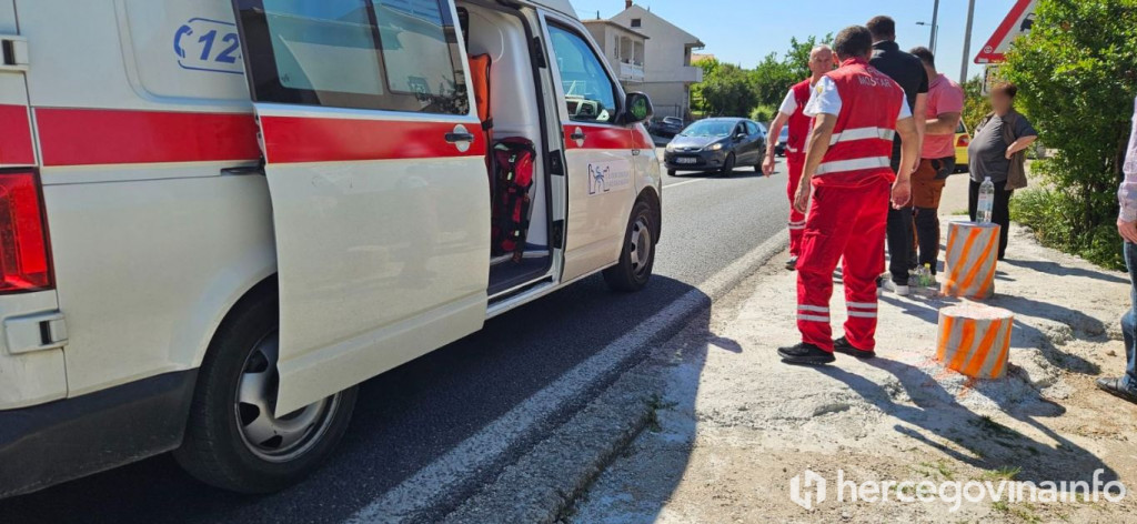 Prometna nesreća Mostar Mazoljice, ozlijeđen motociklist
