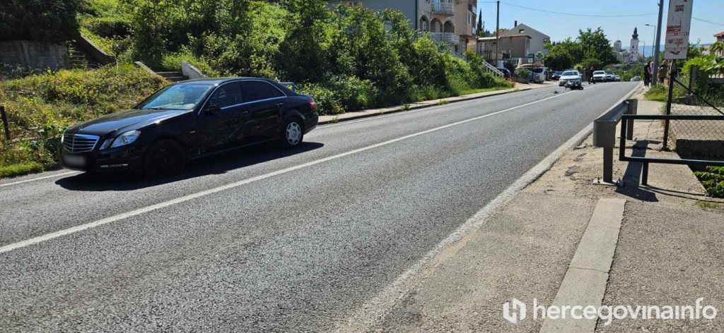 Prometna nesreća Mostar Mazoljice, ozlijeđen motociklist