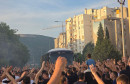 Doček igrača nakon pobjede u derbiju