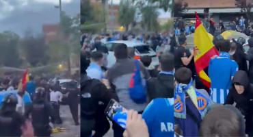 Automobil se zabio u skupinu navijača uoči derbija Barcelone