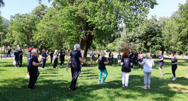 Besplatni treninzi za umirovljenike u Mostaru, umirovljenici, park Zrinjevac