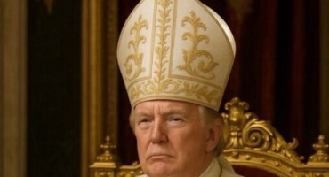 Donald Trump kao papa
