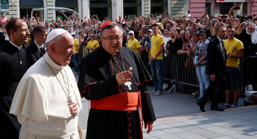 Papa Franjo i kardinal Vinko Puljić