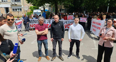 Prosvjed Zdravstvenih djelatnika u HNŽ-u