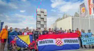 Završena Biciklistička karavana prijateljstva Mostar – Vukovar