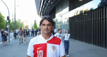 Zlatko Dalić na oproštaju Modrića