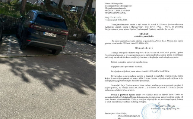 Načelniku terenac od 100.000 KM, roditeljima poskupljenje usluga vrtića