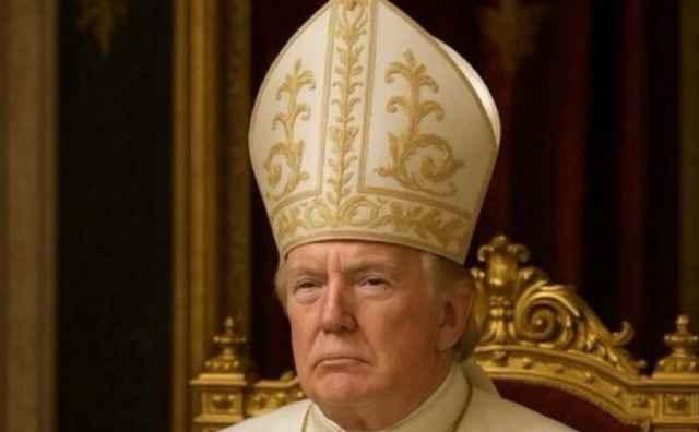 STVARNA OBJAVA BIJELE KUĆE Trump prikazan kao papa