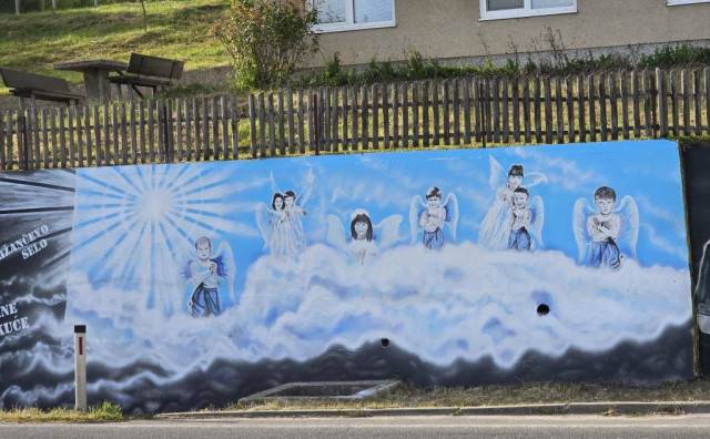 Mural u Bučićima u znak sjećanja na heroje Lašvanske doline