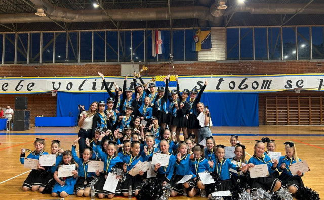 Mažoretkinje iz Čitluka ponovno državne prvakinje