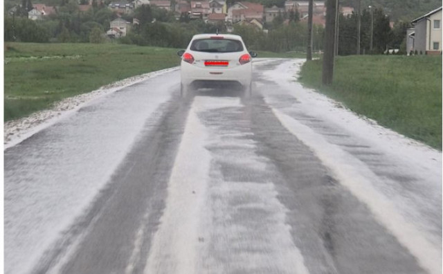 Nevrijeme s krupom pogodilo Tomislavgrad i okolicu
