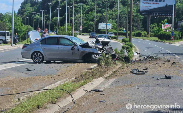 Teža prometna nesreća u Mostaru