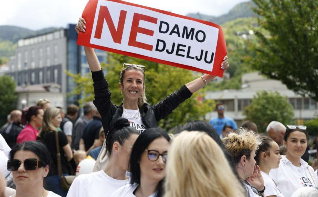 Trgovci održali veliki prosvjed u Sarajevu zbog neradne nedjelje