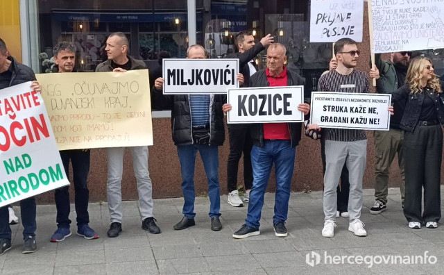 Građanske inicijative iz Hercegovine i ostatka države prosvjeduju ispred OHR-a zbog uzurpacije državne imovine