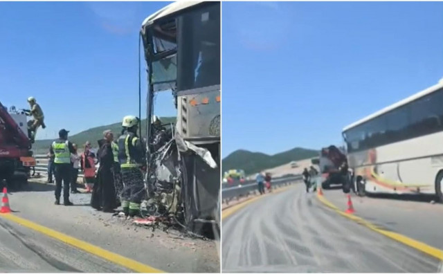 Dva autobusa sudarila se na autocesti u Dalmaciji
