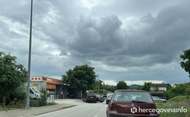 Sudar na parkingu u Ljubuškom