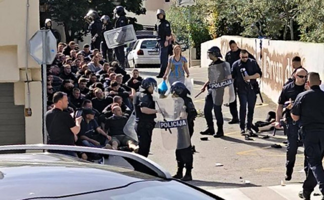 SUKOB NAVIJAČA U SPLITU Više od 100 privedenih, nekoliko ozlijeđenih