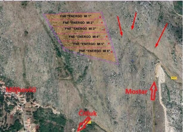 Iz glavnog projekta vidljivo da pristupni put nije postojao