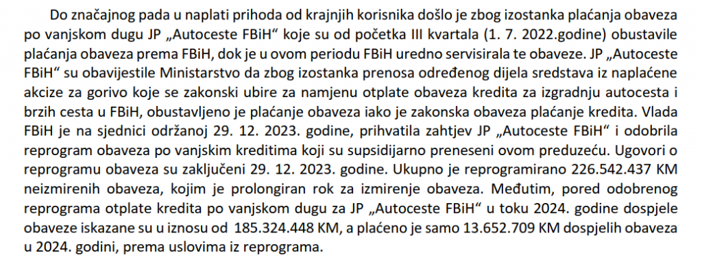 revizija financije autoceste