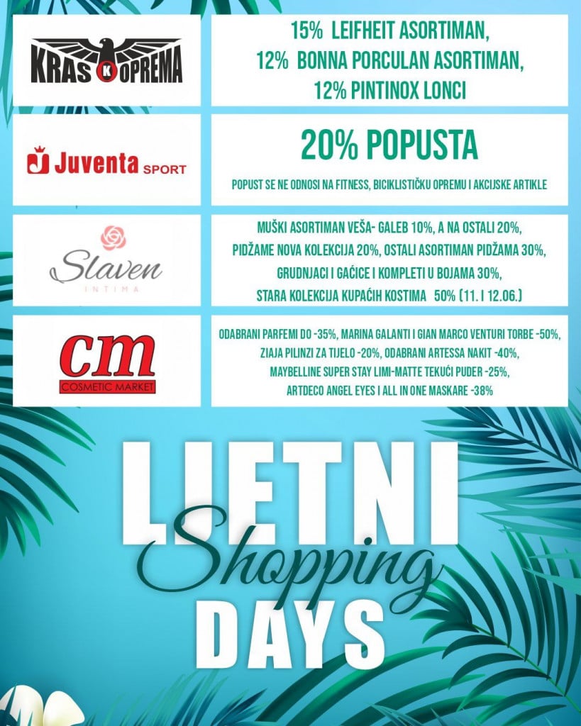 Shopping days Mališić