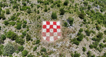 hrvatski grb na Ciganskom brdu