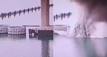 Ukrajinci aktivirali tonu eksploziva ispod Krimskog mosta