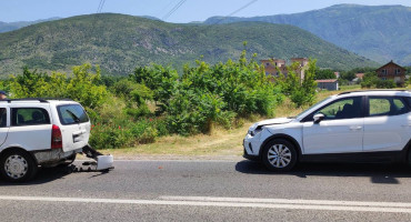 Sudar nadomak Mostara stvorio gužve u prometu
