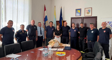 Povelja prijateljstva između Čapljine i Uprave civilne zaštite ŽZH