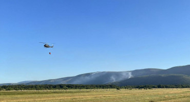 Rano jutros helikopter ponovno na terenu u Grudama