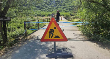 Zatvoren most na Bunskim kanalima 