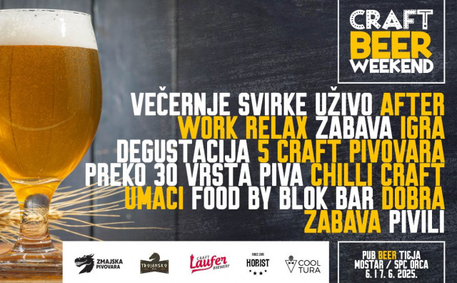 Ljubitelji piva došli na svoje: Mostar za vikend postaje središte craft piva