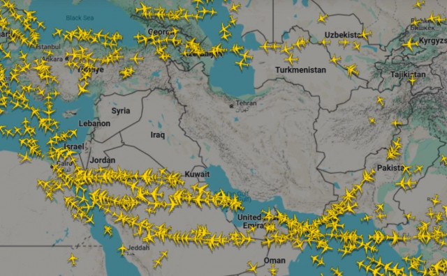 Nebo nad Bliskim Istokom je prazno, ali sve vrvi od lažnih zrakoplova