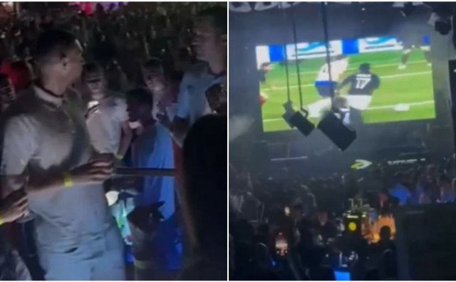 Edin Džeko uživao u mostarskom noćnom klubu