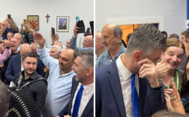 Gradonačelnik Dubrovnika s mostarskim harmonikašem slavio uz hitove o Zrinjskom