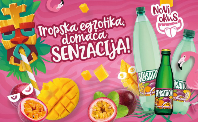 Jedinstven doživljaj okusa tropskih plaža - Novi Sensation Mango Marakuja