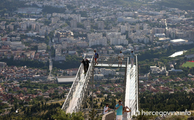 panorama Mostar vidikovac Fortica