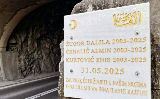 Postavljena ploča za žrtve prometne nesreće kod Počitelja