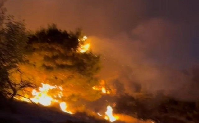 Buknula 4 požara kod Makarske, svi vatrogasci na terenu