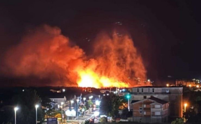 Veliki šumski požar izbio sinoć u Ljubuškom