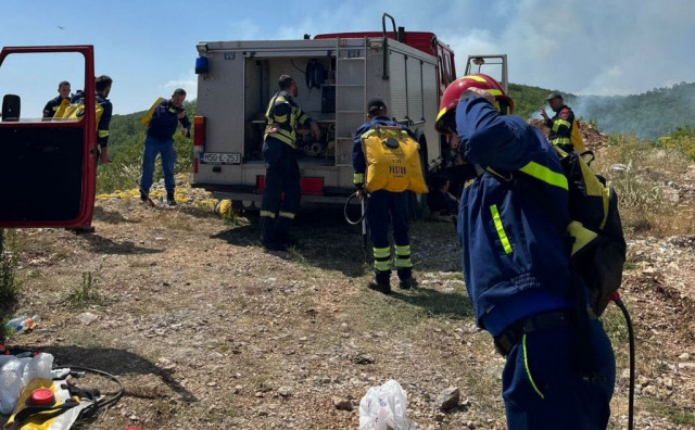 Smiruje se situacija kod Gruda: Glavne linije požara ugašene, potreban oprez, čeka se helikopter