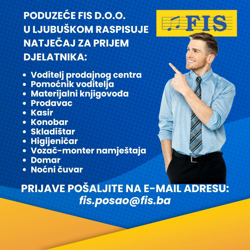 Fis oglas za posao