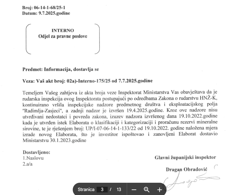 inspektor obradović nalaz