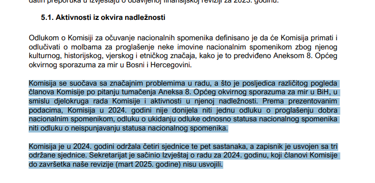 komisija za nacionalne spomenika