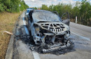 Izgorio automobil na cesti Mostar - Široki Brijeg