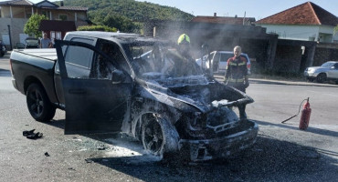 Izgorio automobil kod Međugorja