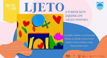 'Ljeto s Turističkom zajednicom Grada Mostara 2025': Film, glazba, umjetnost i zajedništvo pod mostarskim nebom