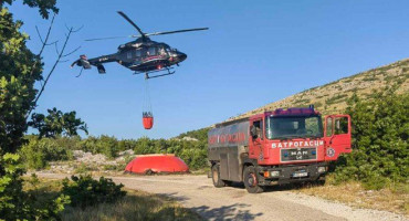 Požar kod Trebinja približio se na 150 metara od kuća