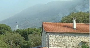 Požari kod Trebinja se šire: Vatra prijeti kućama u selu Dobromani