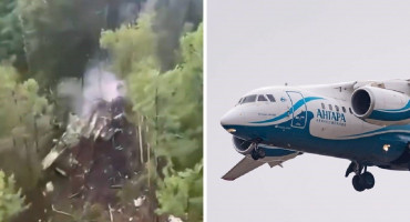 Pronađena zapaljena olupina ruskog aviona, vjeruje se da nema preživjelih